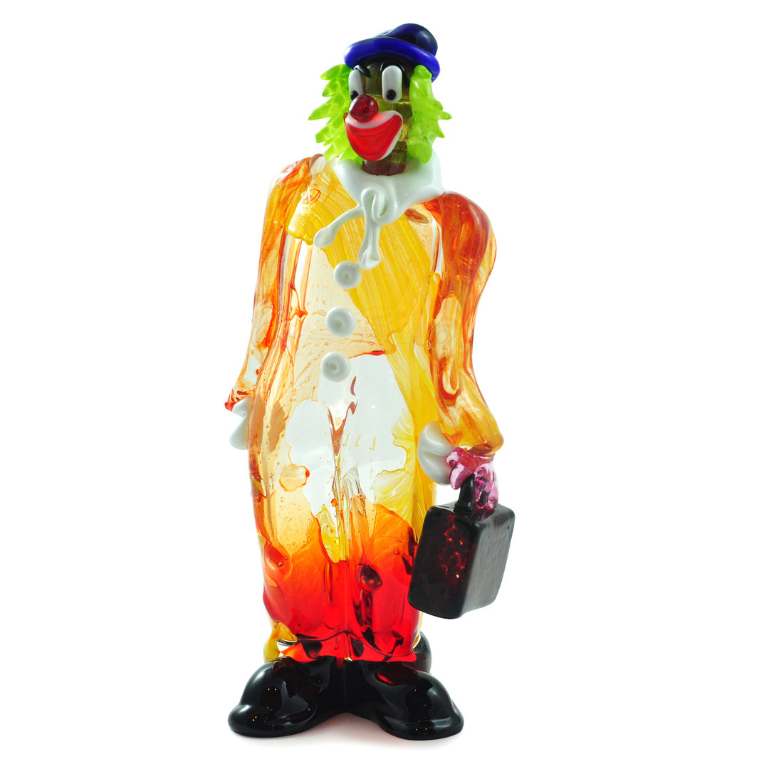 Clown with suitcase - Ministry of Glass